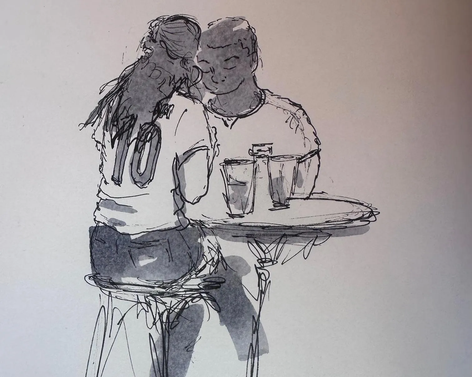 More England fans at the Old Blue Last by Keith Williams.