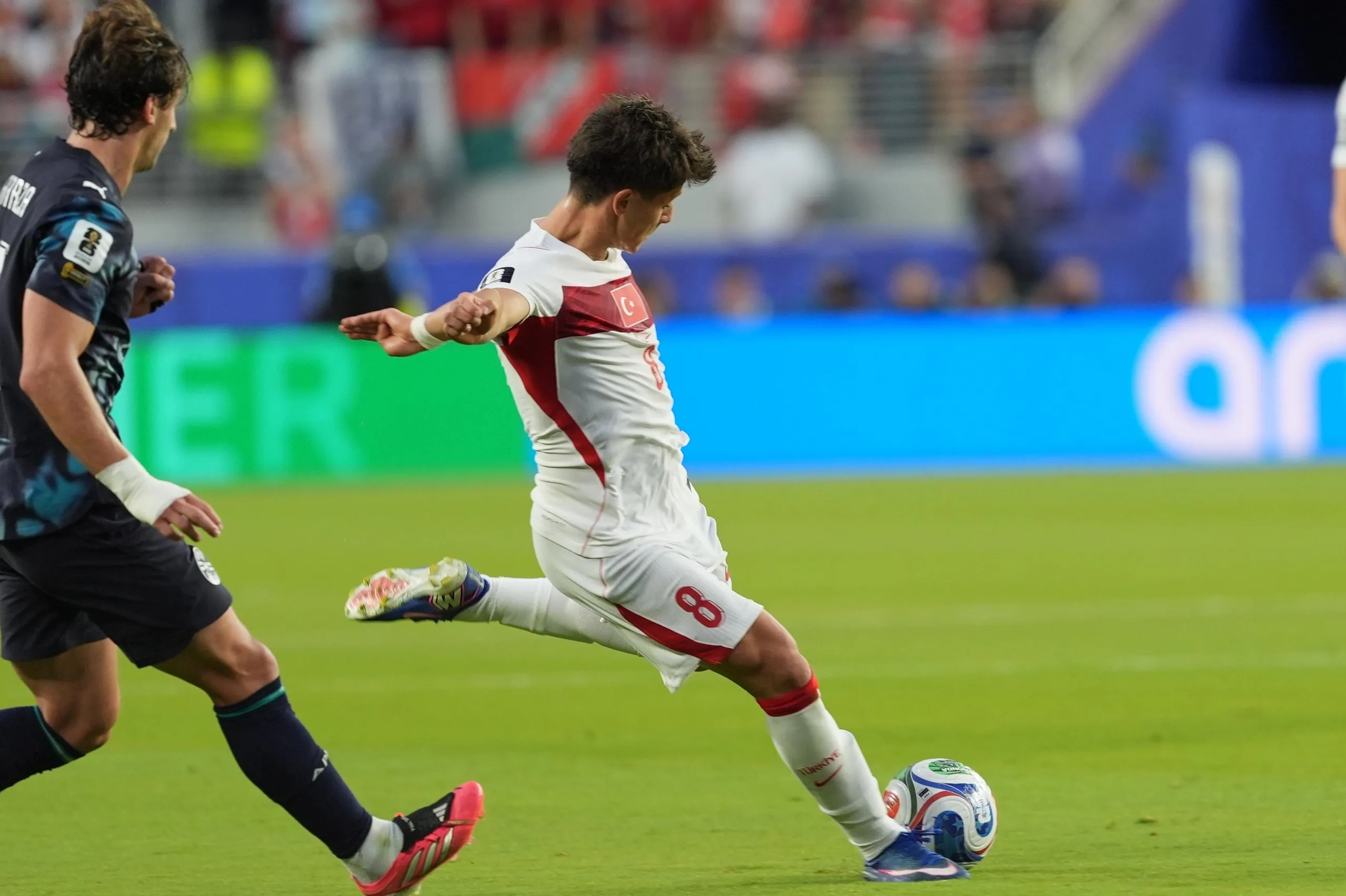 Arda Guler (8) of Turkey