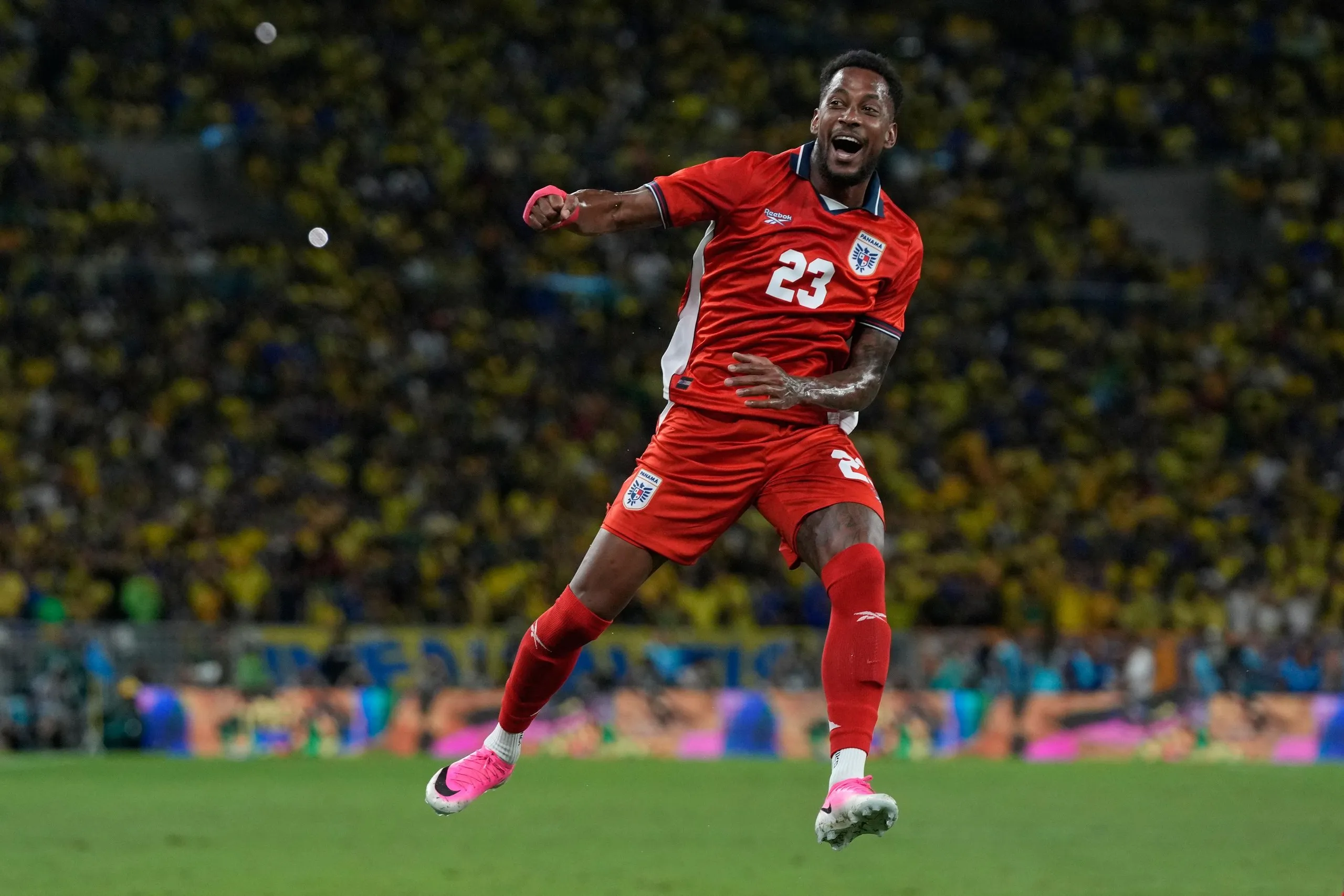 Panama’s Michael Murillo celebrates.