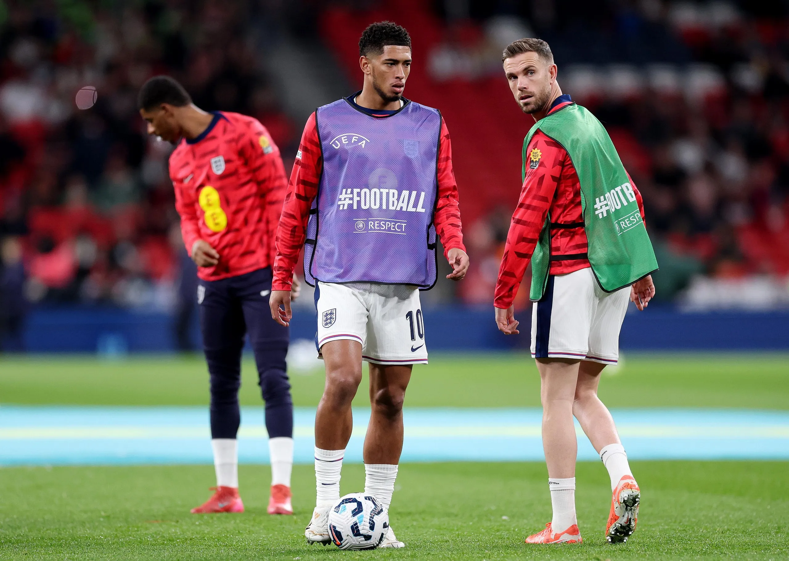 Jude Bellingham and Jordan Henderson