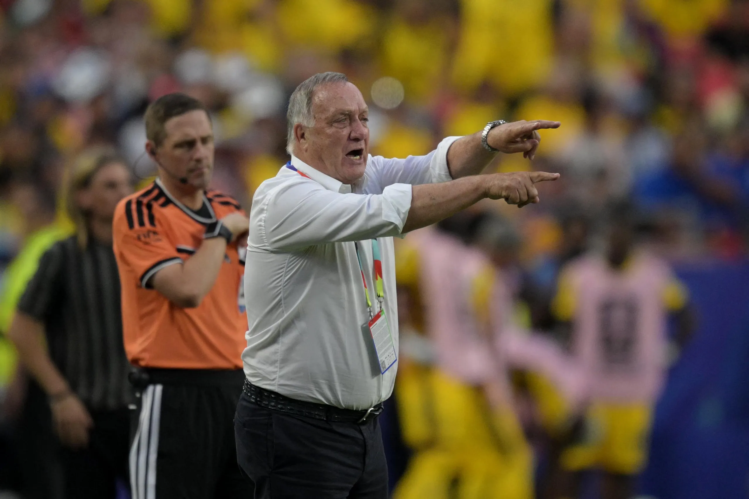 Dick Advocaat gestures