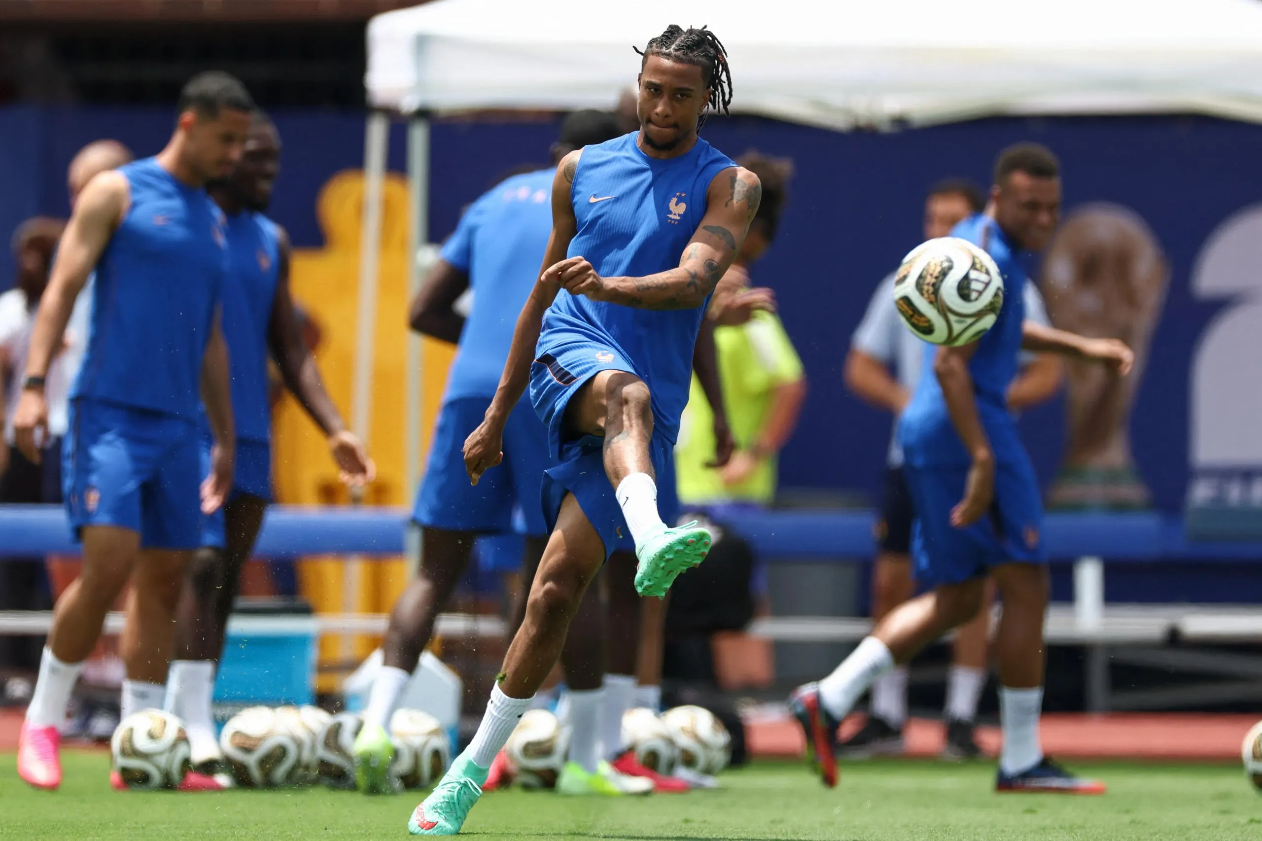 Michael Olise in training