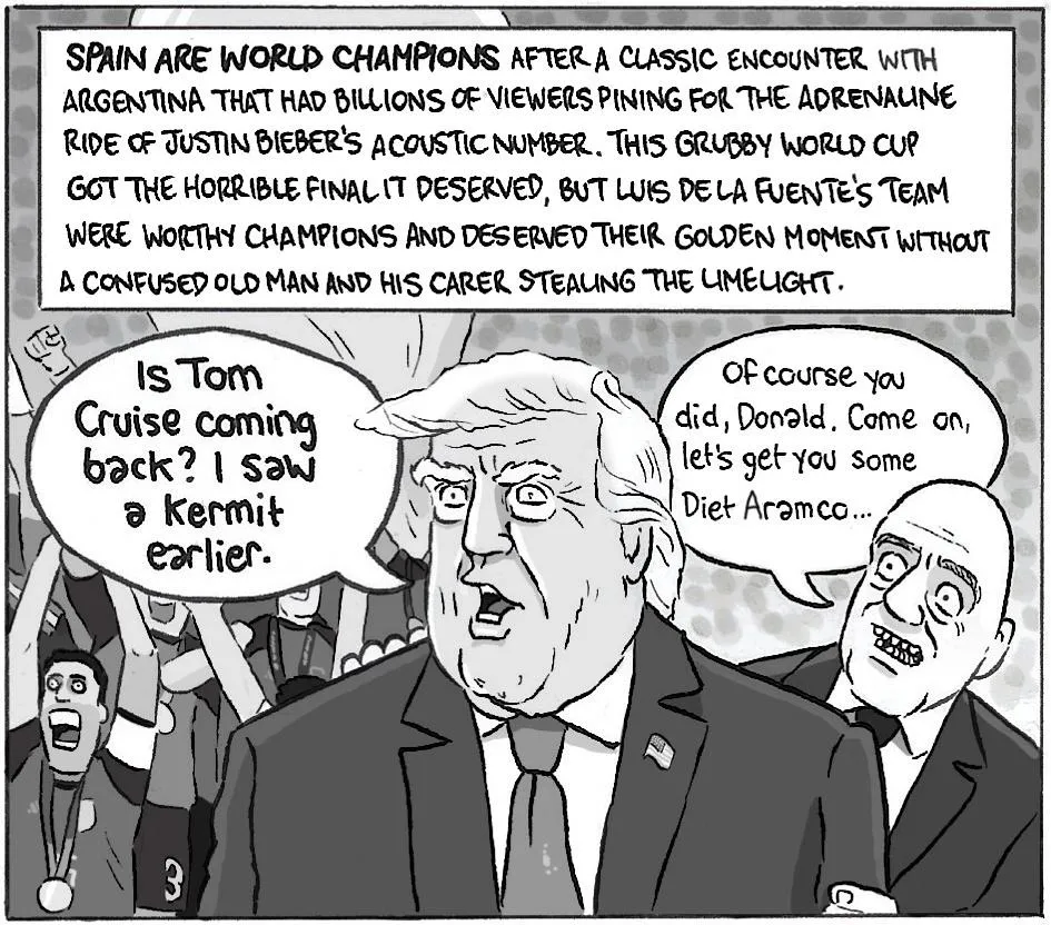 David Squires on … the World Cup final, panel 1