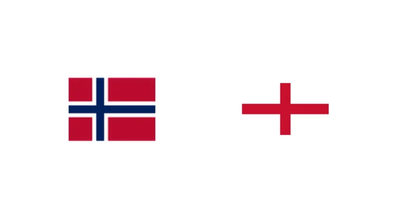 Prediction cover: Norway vs England